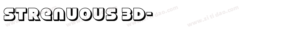 Strenuous 3D字体转换